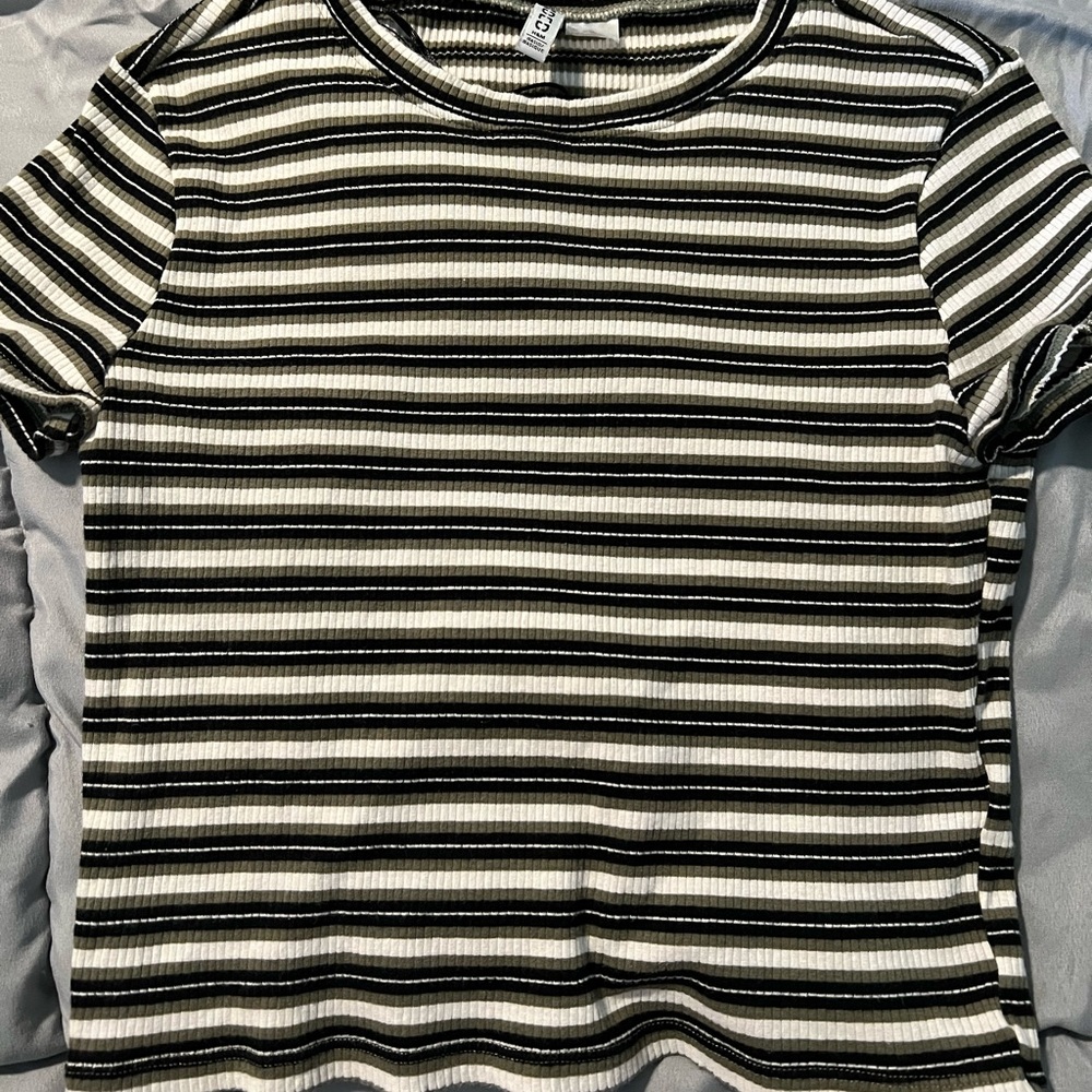 Striped Crop Top
